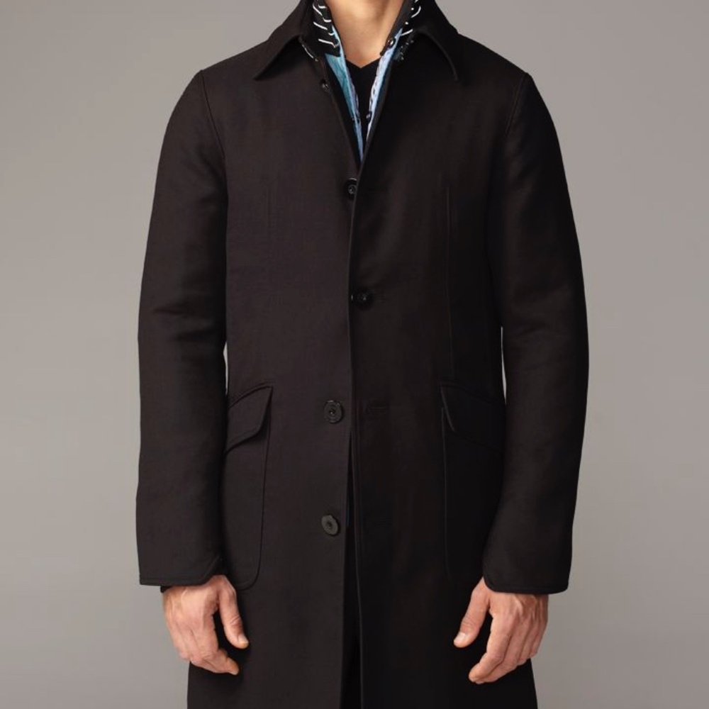 Mens Business Casual Luxury Coat Engineered for Motion (EFM) wool blend